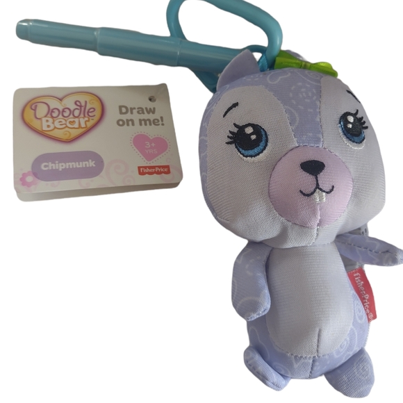NEW Doodle Bear Chipmunk washable new w/ marker - Picture 1 of 11